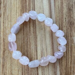 Blush Pink Gemstone Bracelet